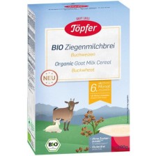 Млечна био каша Töpfer - Козе мляко и елда, 200 g 